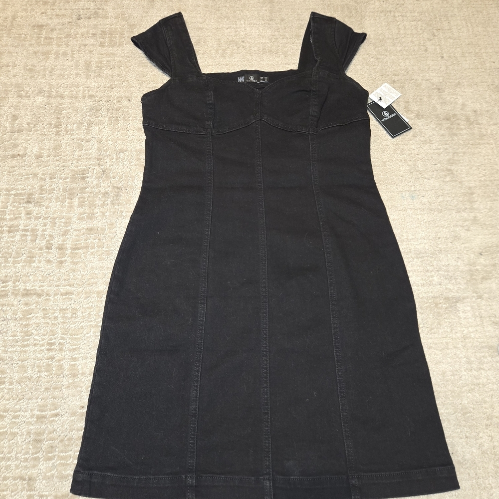 Volcom Black Denim Dress